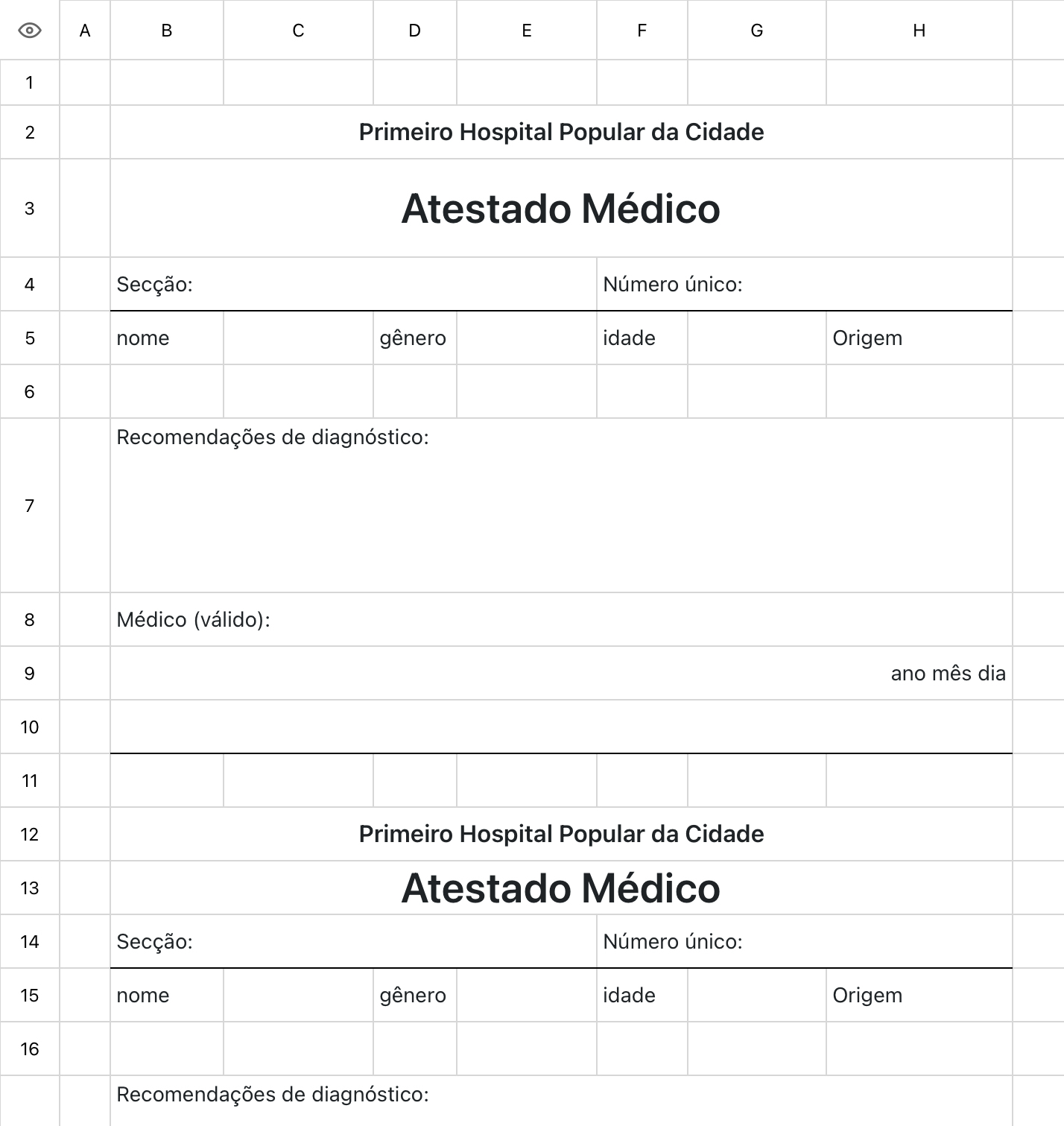 Atestado Médico
